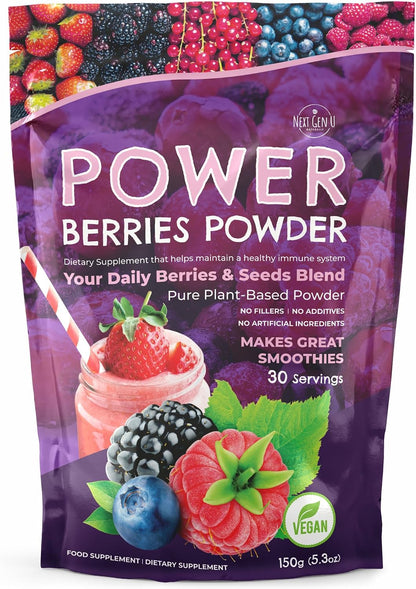 Super Berry Powder - 4 Paquetes de 150g cada uno - Mezcla de Bayas Superfood para Smoothies – Image 10