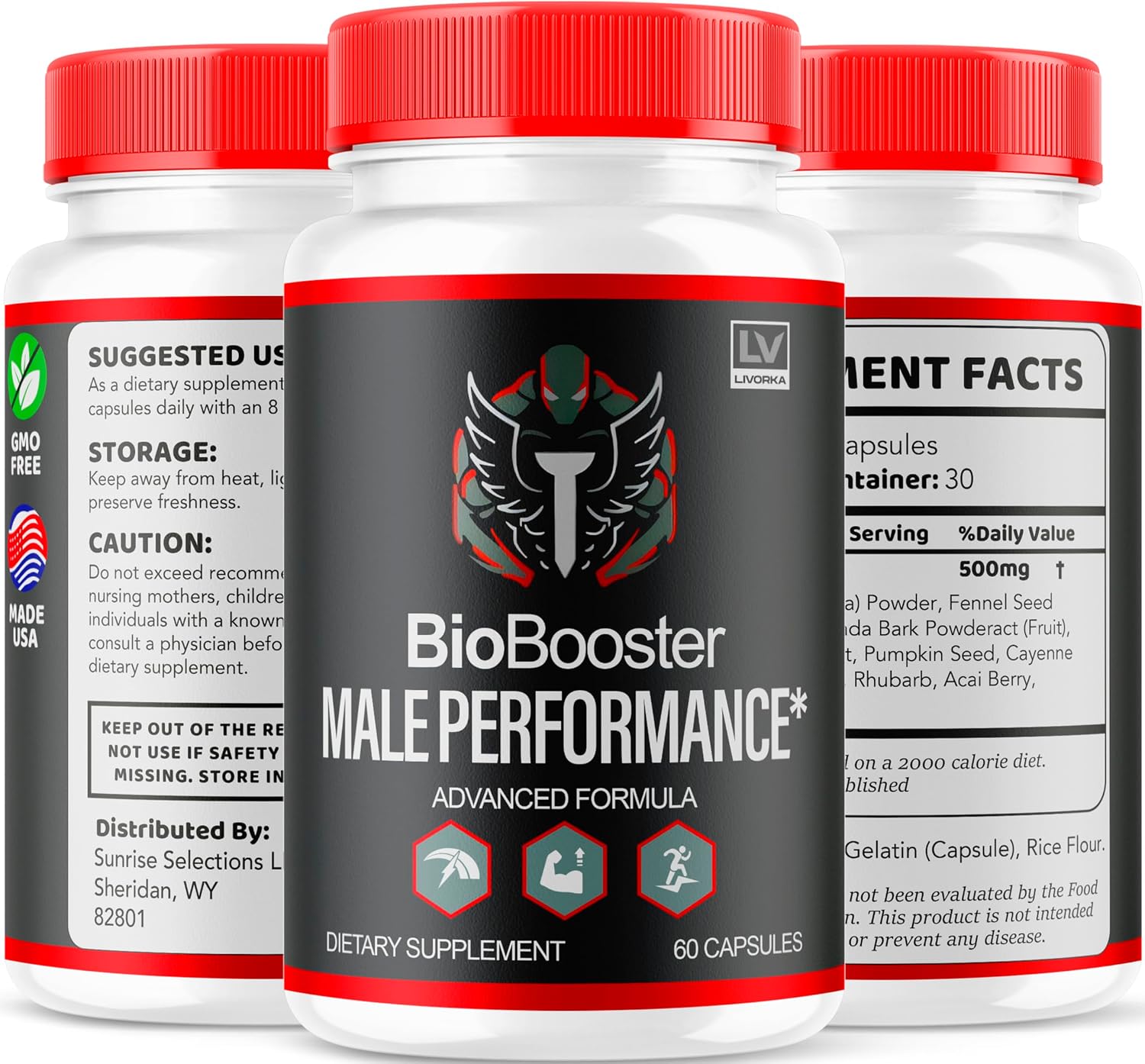 Biobooster Cápsulas - Suplemento Natural Avanzado, 120 Cápsulas (Pack de 2)