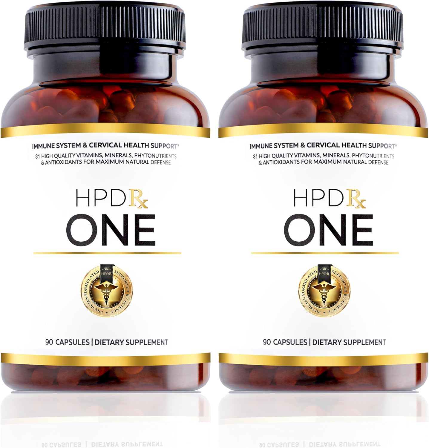 HPD Rx ONE Immunity Boost Multivitamínico para Hombres y Mujeres - 180 Cápsulas