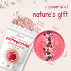 Organic Pomegranate Juice Powder, 453 g | 100% Natural | Freeze-Dried and Cold-Pressed | No Sugar or Additives | Vegan and Non-GMO