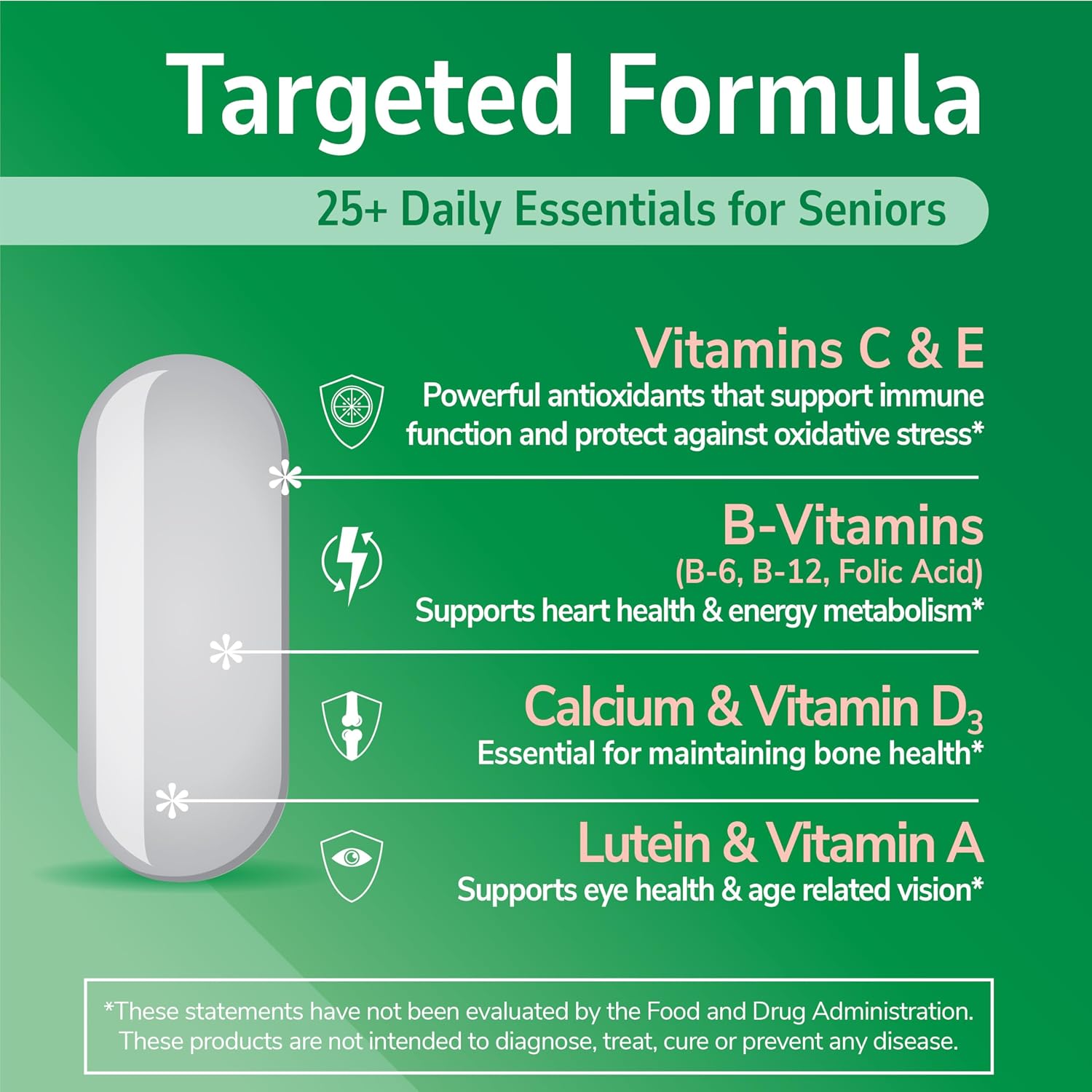 21st Century Sentry Senior Multivitamínico para Adultos 50+ | 265 Comprimidos