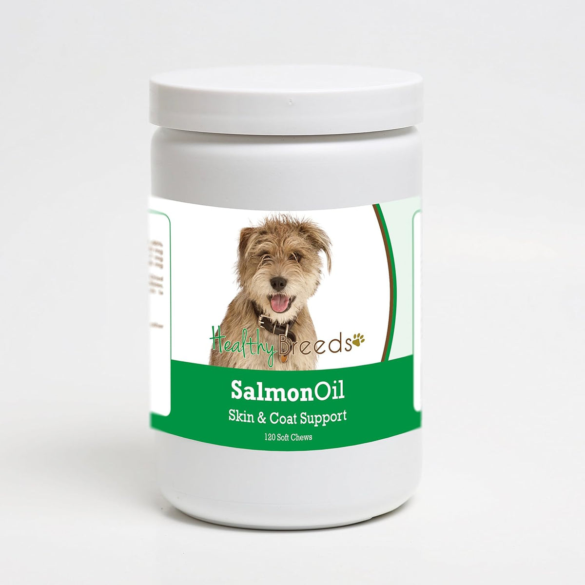 Healthy Breeds Mutt Salmon Oil Soft Chews – Piel y pelaje saludables: El EPA y el DHA contribuyen a mantener una – Image 1