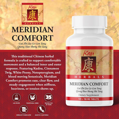 Meridian Comfort – Fórmula Herbal – Canela (Cinnamomum cassia): Rama que tradicionalmente se asocia con la – Image 2