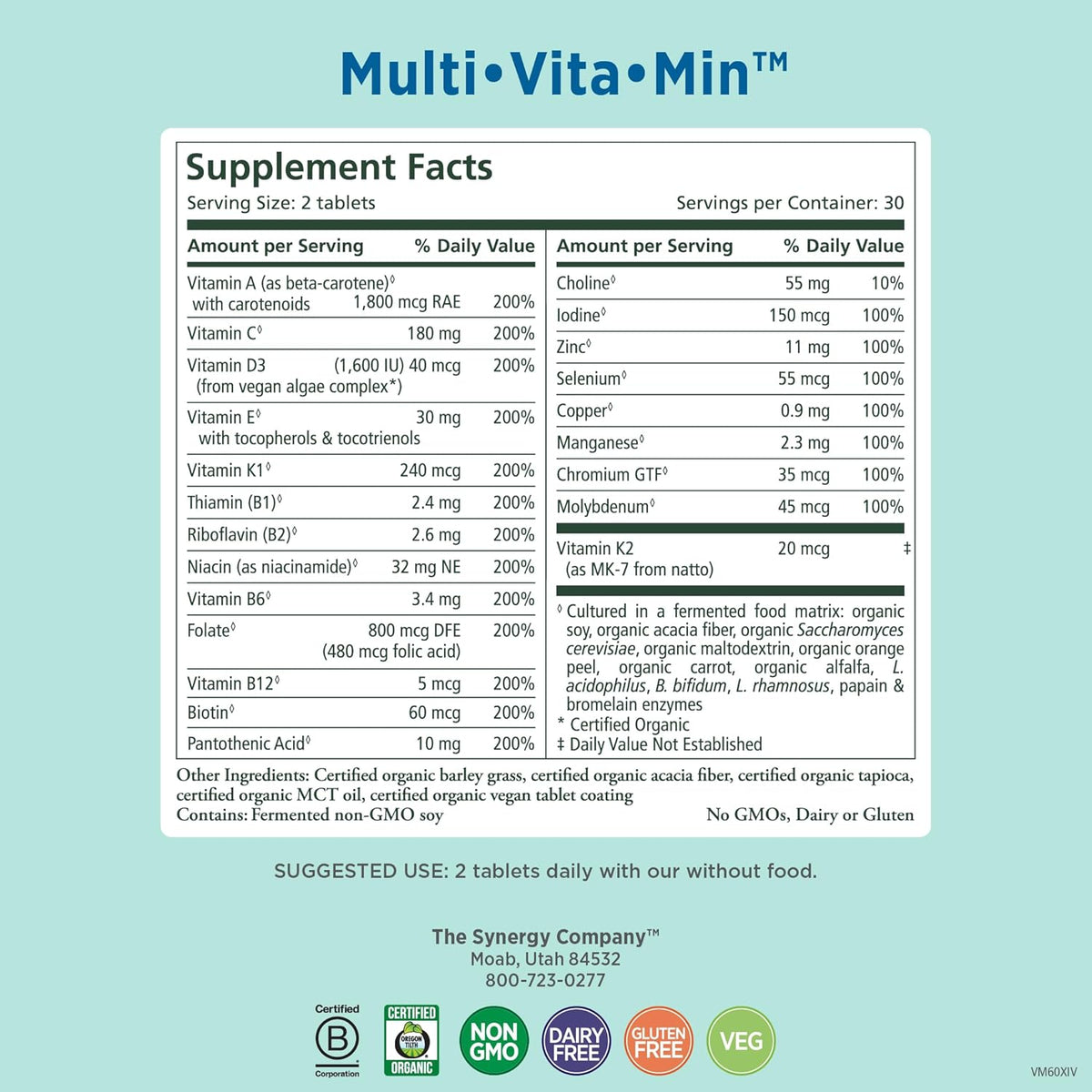 PURE SYNERGY Multi·Vita·Min - – Estado de ánimo equilibrado: Una nutrición adecuada es clave para el bienestar – Image 2