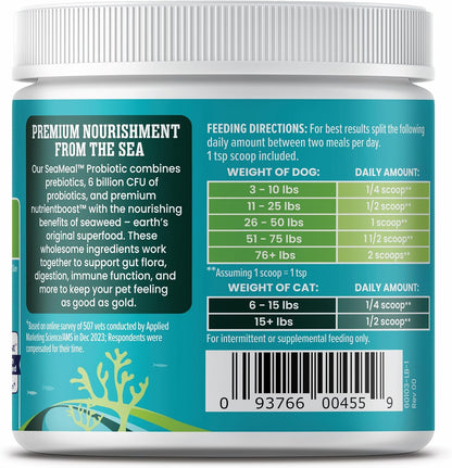 Solid Gold SeaMeal - Probiótico y Multivitamínico en Polvo para Perros y Gatos - 99 g – Image 9