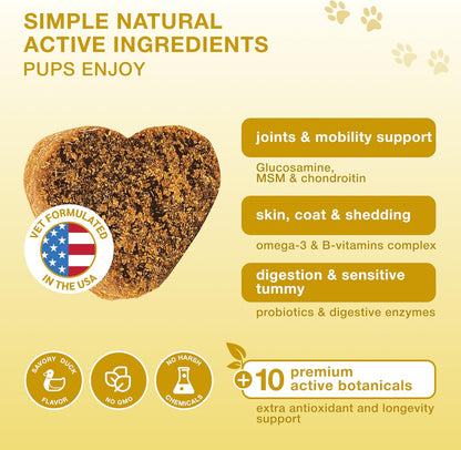 Kinpur Pet Care Multivitamínico 20 en 1 para – Aceite de hígado de bacalao: Rico en ácidos grasos omega-3 y – Image 3