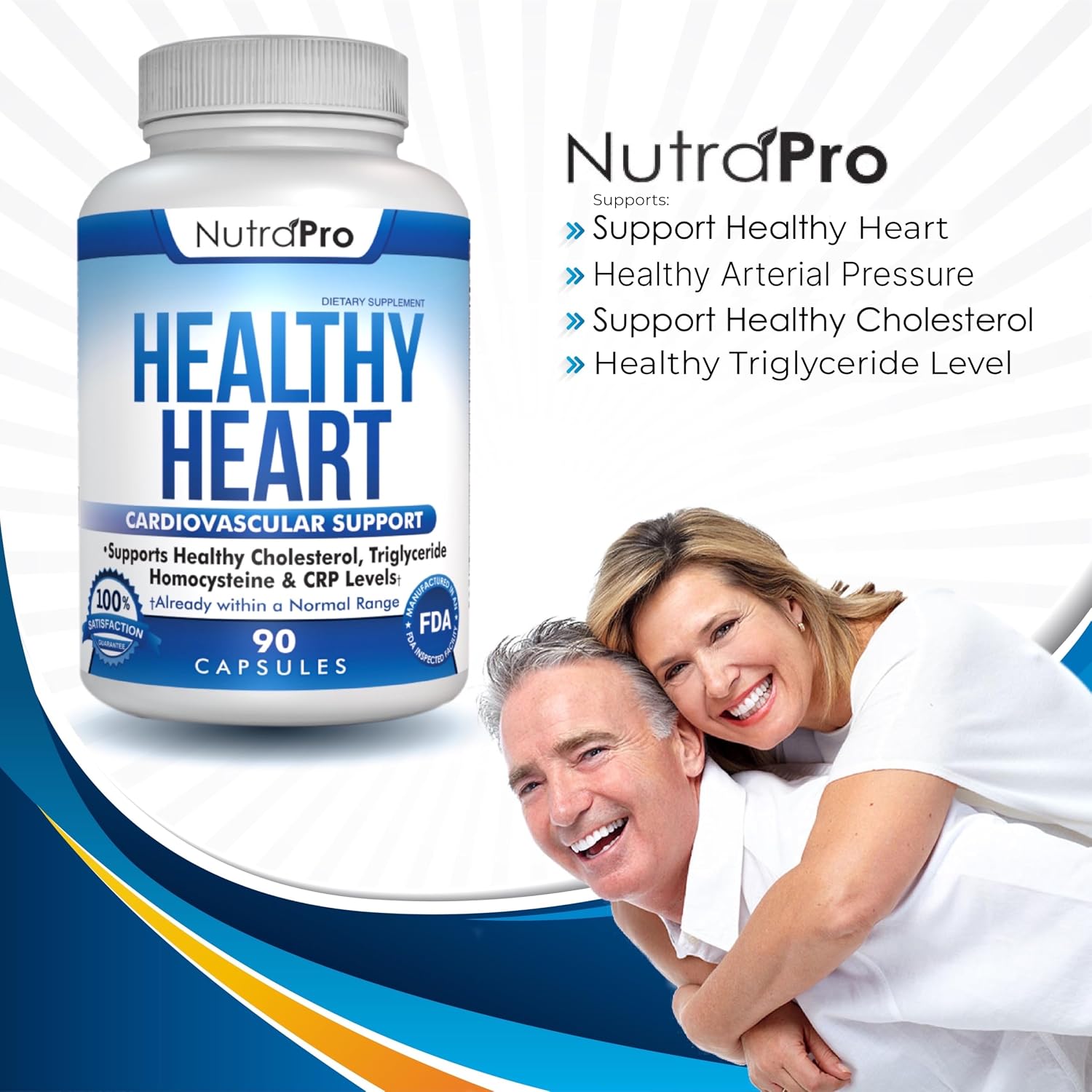 NutraPro Healthy Heart – Apoyo Cardíaco y Colesterol Saludable