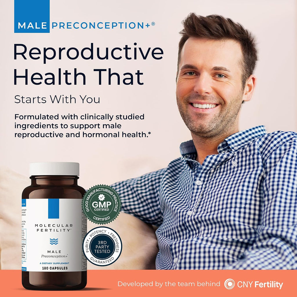 Molecular Fertility Male Preconception+ Suplemento de Fertilidad Masculina