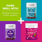 OLLY Daily Energy Gominolas de Vitamina B12, CoQ10 y Goji Berry, Sin Cafeína, Sabor Tropical - 120 unidades