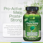 Irwin Naturals Prosta-Strong - 90 Softgels - Salud Prostática con Saw Palmetto, Licopeno y Semilla de Calabaza