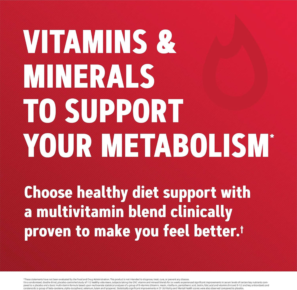 GNC Mega Men Energy & Metabolism Multivitamin - 90 Tablets