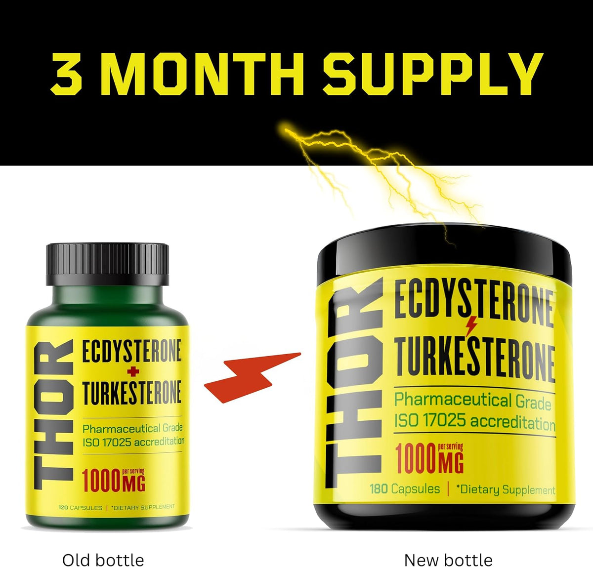 Turkesterone + Ecdysterone | Suplemento Anabólico (180 Cápsulas - 3 Meses) | Pureza 98%-95% | Certificación ISO 17025 – Image 4