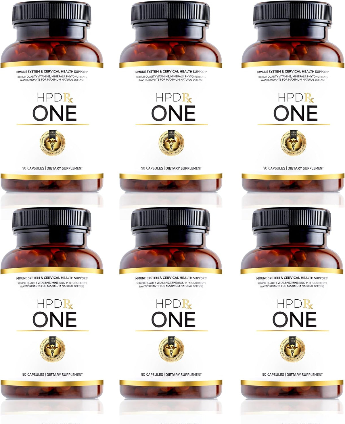 HPD Rx ONE Immunity Boost Multivitamin – – Apoyo al sistema inmunitario: Gracias a su combinación de vitaminas C, – Image 1