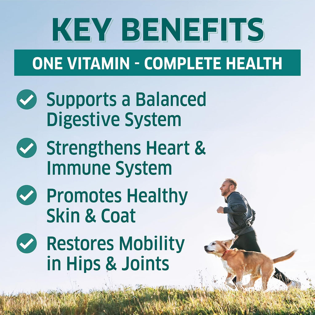 Fur Belly Multivitamínico para Perros - 120 Masticables Suaves