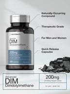 Horbäach DIM 200 mg - 200 Cápsulas con Extracto de Pimienta Negra