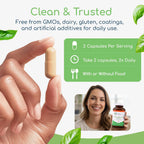 Microbiome Balance – Suplemento para la Salud Digestiva con Monolaurina y Ácido Caprílico – 120 Cápsulas