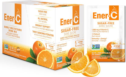 Ener-C Sugar Free Multivitamin Drink Mix - Naranja, 30 sobres – Image 1