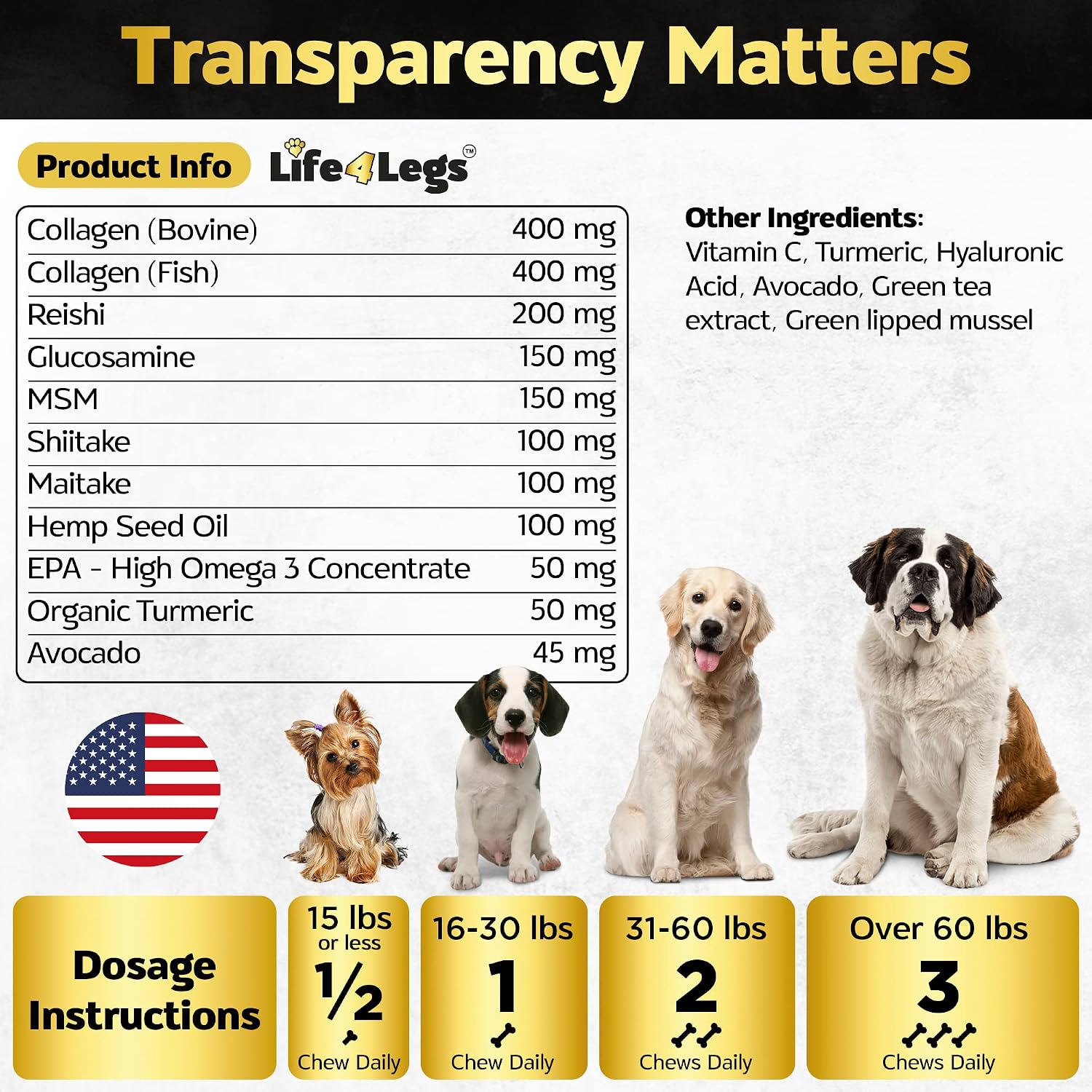 Life4Legs Soft Chews - Multivitamínico para Perros