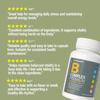 NANOWELL B Complex Premium - Complejo B con Adaptógenos - 60 Cápsulas