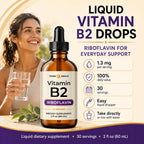 Think Above Vitamina B2 Riboflavina Gotas Líquidas - 60 ml