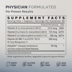 InfiniWell Defend: Suplemento de Vitaminas A, D3 y K2 para Huesos e Inmunidad (60 Cápsulas)