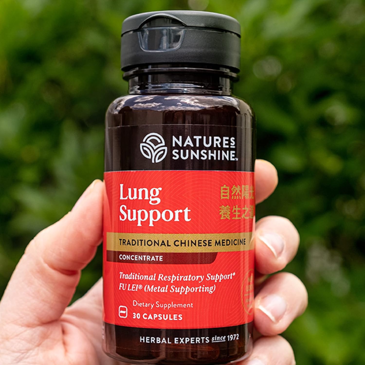 Nature's Sunshine Concentrado TCM Chino de Apoyo Pulmonar, 30 Cápsulas