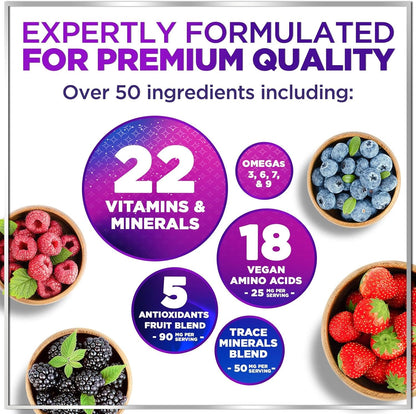 Hello Lovely! Multivitamínico Líquido Sin – Cuidado del cabello y la piel: La biotina contribuye al mantenimiento – Image 3