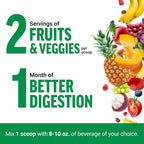 Force Factor Smarter Greens Superfoods Powder - Polvo de Superalimentos con Probióticos y Enzimas Digestivas, 30 Servicios