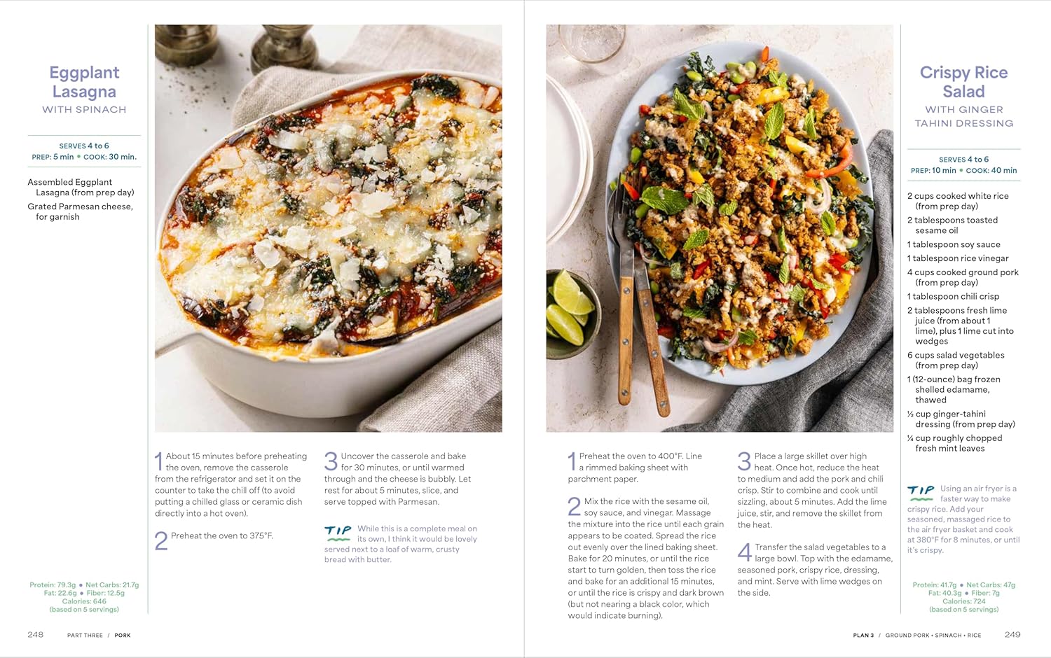 The Protein Meal Prep Plan: 30 Planes Semanales + 180 Recetas para Comer Mejor y Ahorrar Dinero