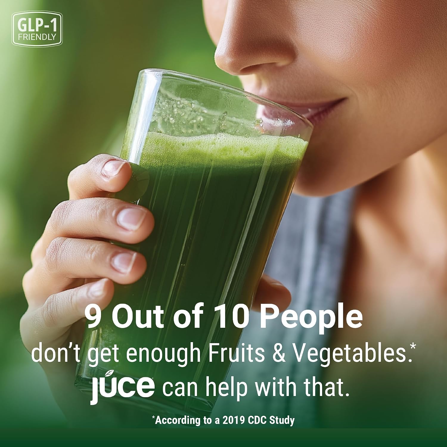 Juce Greens Organic Superfood Powder - 77 Superfoods con Hongos Adaptógenos y Probióticos - Sabor Manzana (20 Servicios)