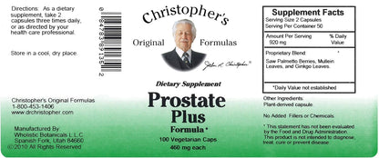 Dr Christopher's Prostate Plus - 100 Cápsulas – Image 4