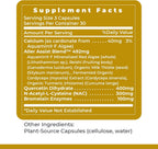 Premier Research Labs AllerCaps – Suplemento para la salud pulmonar con NAC, bromelina, reishi y quercetina – 60 cápsulas vegetales