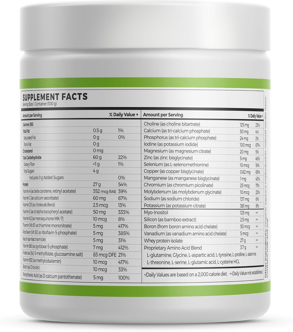 Absorb Plus Isolate Protein – Suplemento Dietético para Salud Intestinal y Soporte Nutricional (100 g, Vainilla sin Endulzar)