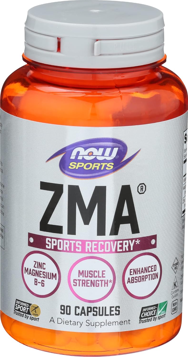 Now Foods ZMA 800 mg Cápsulas, 90 CT
