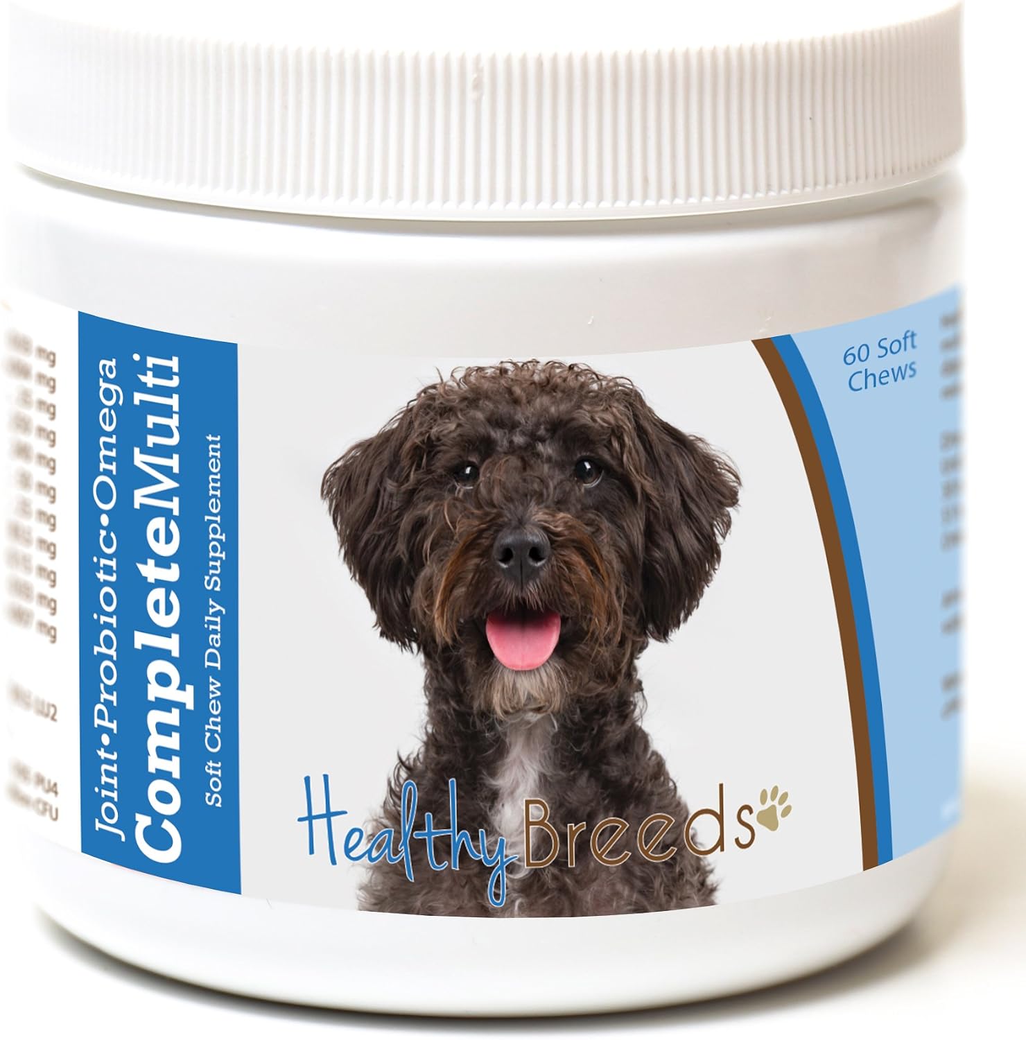 Healthy Breeds Schnoodle Multivitamínico Todo en Uno 60 Masticables Blandos