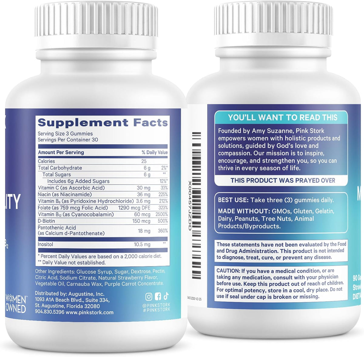 Blue Stork Gominolas de Fertilidad para – Biotina: importante para el metabolismo energético y el mantenimiento de – Image 9