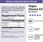 NatureWise Vitamina K2 600 mcg con MK-7 100 mcg y MK-4 500 mcg - Fórmula biodisponible mejorada - Complejo K para la salud ósea y cardíaca - Vegano, Sin Gluten, No GMO - 360 Cápsulas Blandas [Suministro para 1 Año]