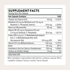 THORNE Stress B-Complex - Complejo B con Vitaminas B2, B6, B12 y Folato en Formas Activas - 60 Cápsulas