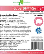 SuperDFM-Swine, Suplemento probiótico para cerdos, 56 dosis