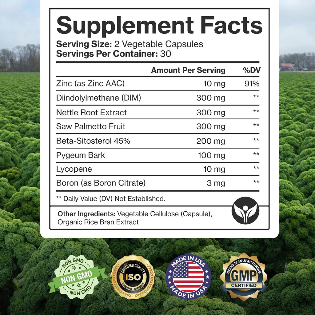 Pure Micronutrients Complejo Avanzado para la Próstata