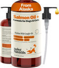 Deley Naturals Aceite de Salmón Salvaje de Alaska para Perros y Gatos - Fórmula Plus Mejorada - 473ml