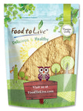 Food to Live Yellow Maca Powder, 4 Libras – Maca Raíz Cruda Molida, Vegano, Kosher, Keto, Sin Gelatinizar, Rica en Vitamina C