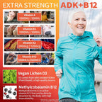 Methylated Multivitamin con Vitamina D3 K2, B12, A, C, Zinc - Gominolas Sin Azúcar Veganas