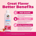 MARYRUTH'S Multivitamínico Femenino + Lustriva Crecimiento Capilar Liposomal | Biotina 10000mcg | Probado Clínicamente para un Cabello más Grueso y una Piel más Lisa | 15.22 Fl Oz
