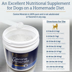 Rx Vitamins Canine Minerals - Minerales Esenciales para Perros - Calcio, Magnesio, Hierro - 454 g