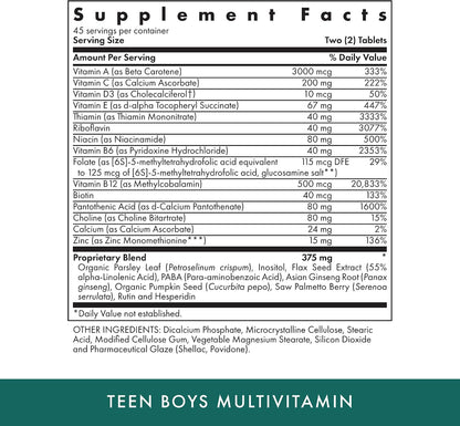 MICHAEL'S Teen Boys Multivitamínico 90 – Vitamina C : contribuye al funcionamiento normal del sistema inmunitario – Image 2