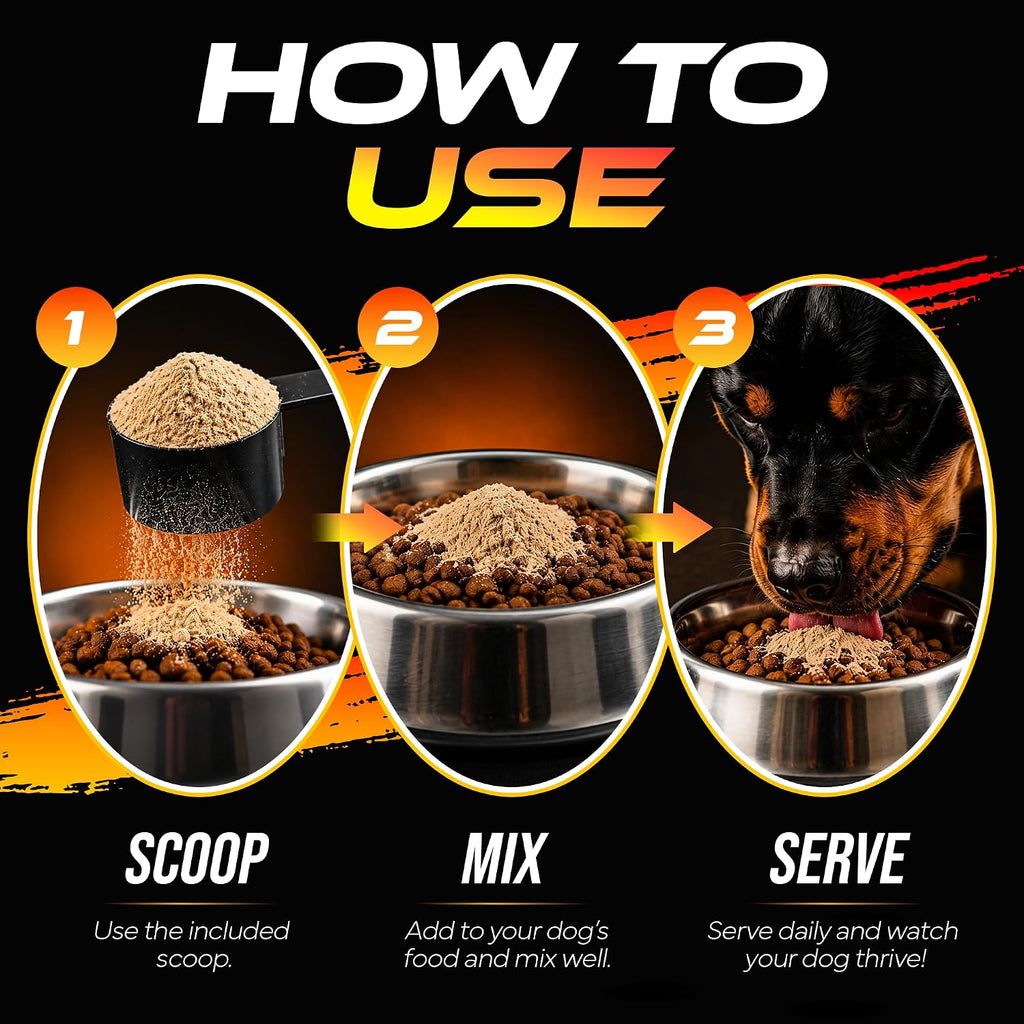 Vertex Canine Essentials – Suplemento de Alto Rendimiento para Perros – Proteína de Hígado, Suero y Huevo – 907 g