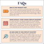 FullWell Fertility Booster - Apoyo a la Concepción para Hombres y Mujeres - Favorece la Calidad del Óvulo y el Esperma - Salud Reproductiva - CoQ10, Ashwagandha, NAC y ALA - 60 Cápsulas, Paquete de 2 (60 porciones)