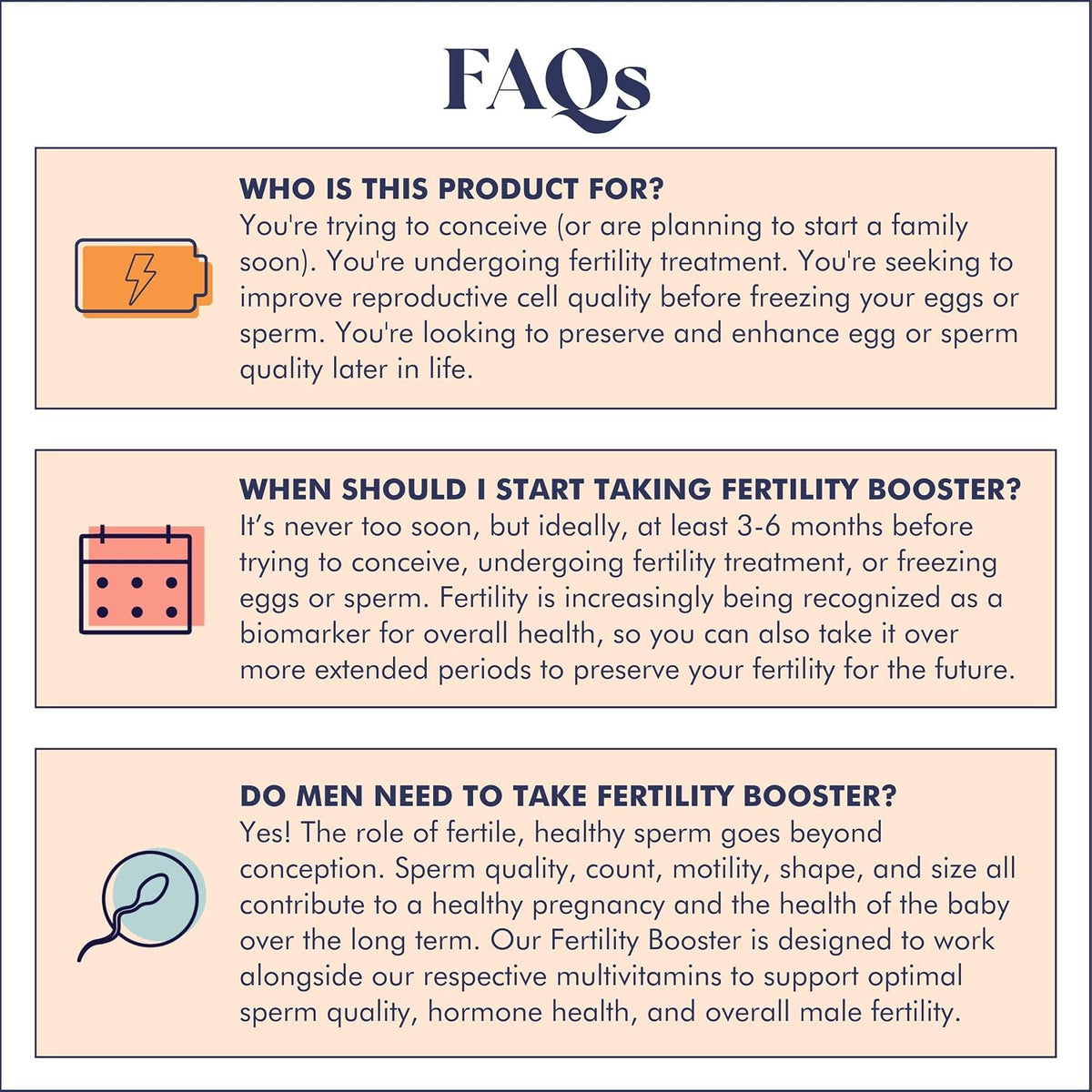 FullWell Fertility Booster - Apoyo a la Concepción para Hombres y Mujeres - Favorece la Calidad del Óvulo y el Esperma - – Image 6