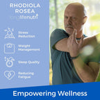 LongLifeNutri Rhodiola Rosea 1000mg, 180 Cápsulas Vegetarianas – Adaptógeno Natural, No Transgénico